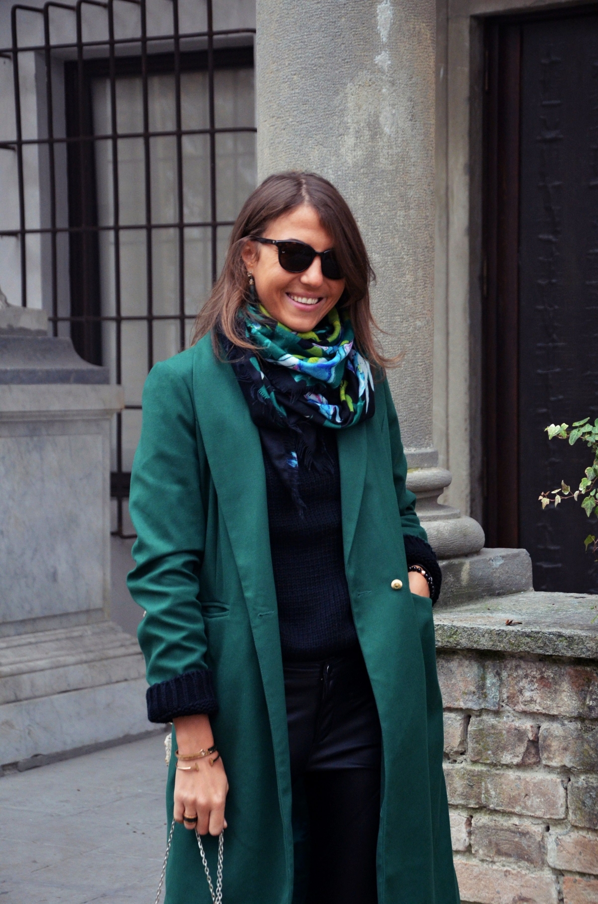 Emerald green coat | Welcome to my world